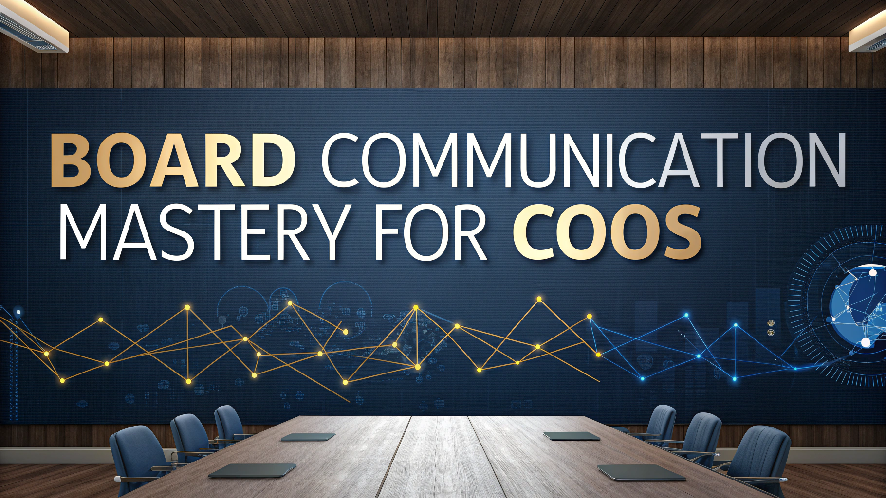 Board Communication Mastery for COOs